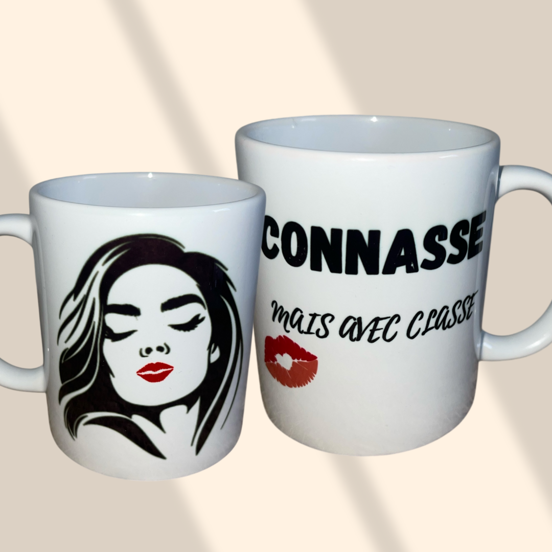 Mug personnalisé  connasse mais avec classe