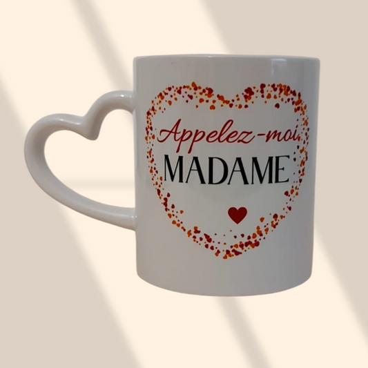 Mug Personnalisé Appelez-moi MADAME