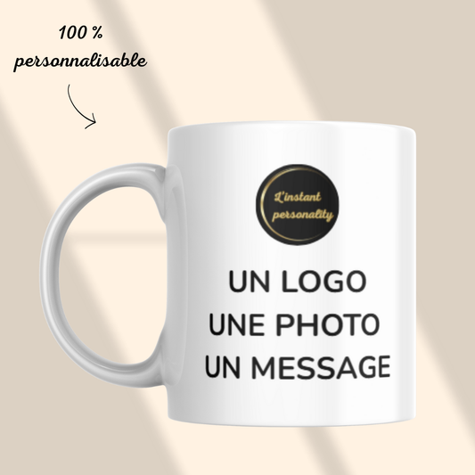 Mug classique 100 % personnalisable – Créez le vôtre !