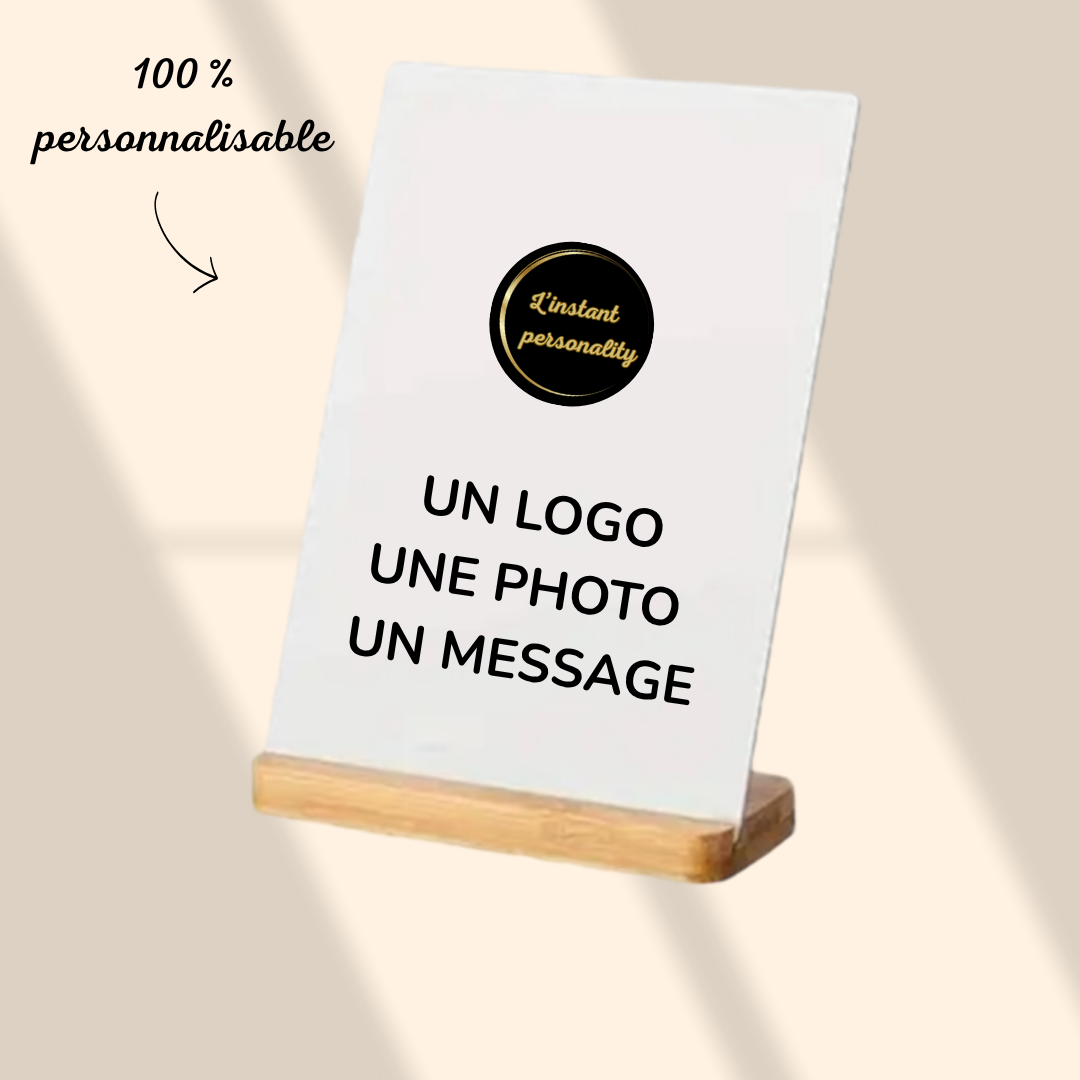 Plaque métallique personnalisée
