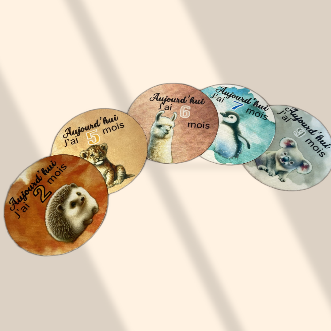 Cartes étapes bébé