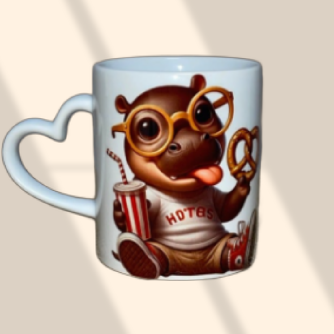 Mug Personnalisé Hippopotame Fun