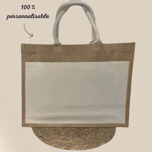 Sac en toile de jute  "100% personnalisable" Qui vous ressemble !