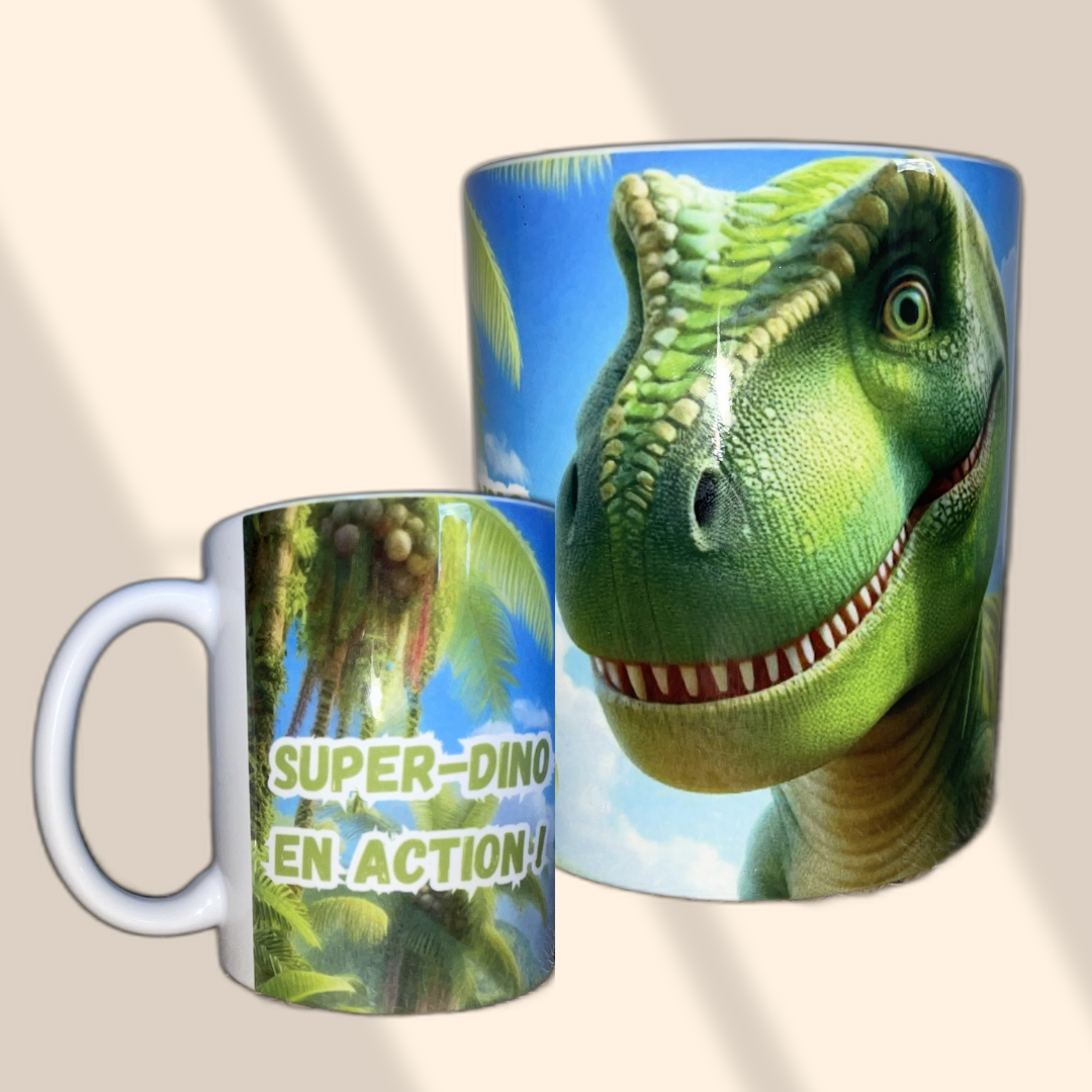 Mug personnalisé Dinosaure