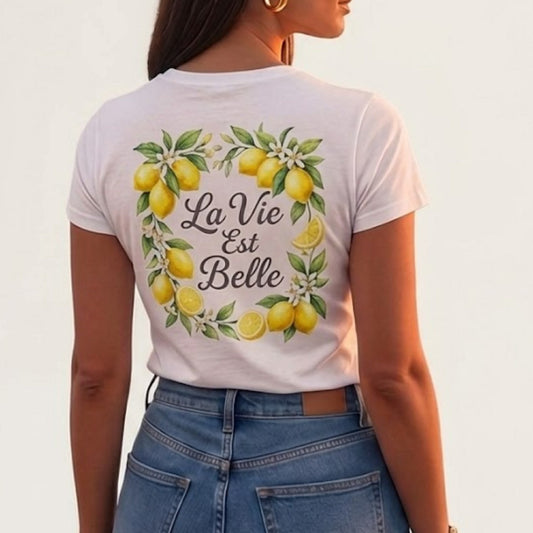 T-shirt :  La vie est belle